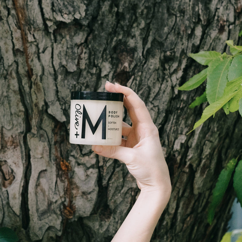 Soften + Moisturize Body Polish (8 oz) - Olive + M
