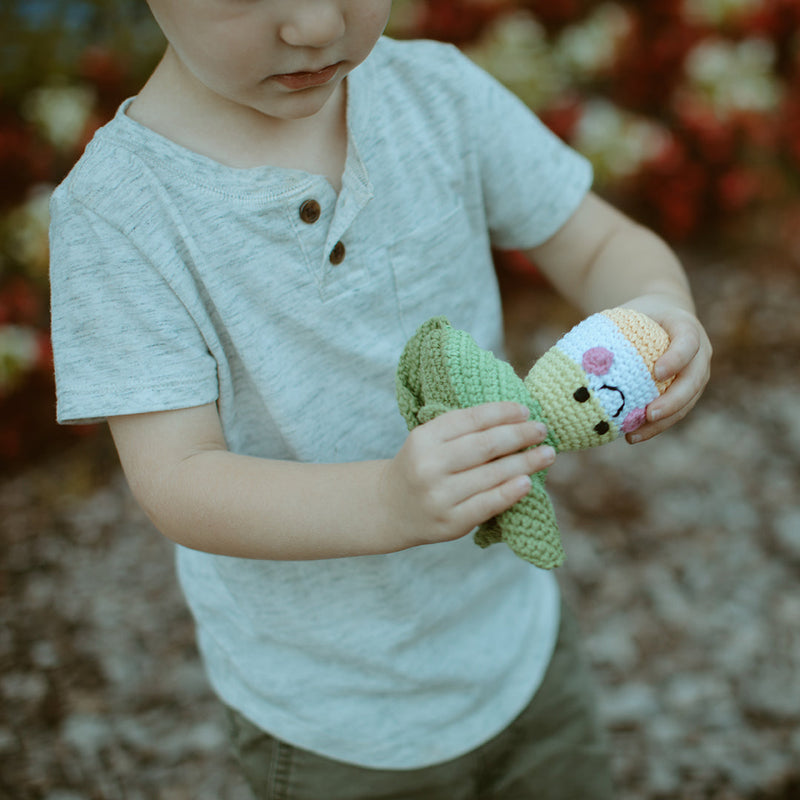 Pretend Play Food Rattle - Bok Choy