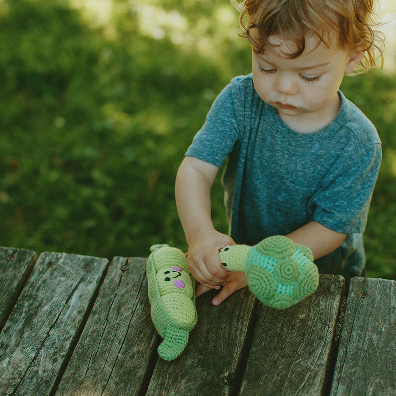 Pretend Play Food Rattle -  Broccoli