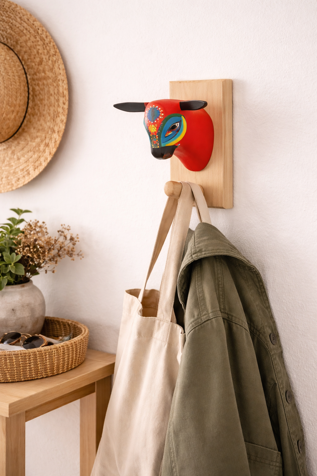 Bull Coat Rack