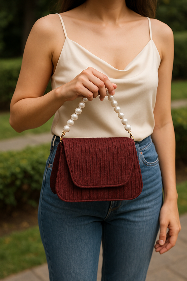 Burgundy SinuForYou Chest Bag
