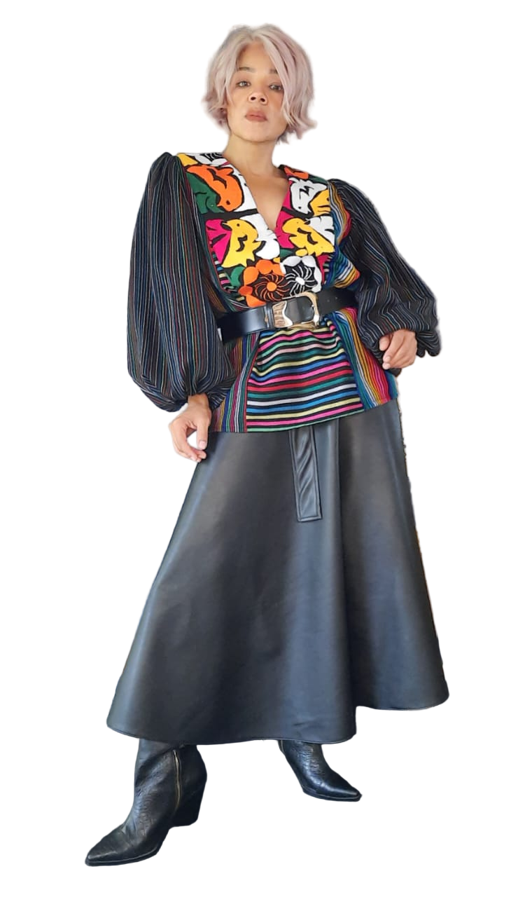 Clumped Cambaya Blouse