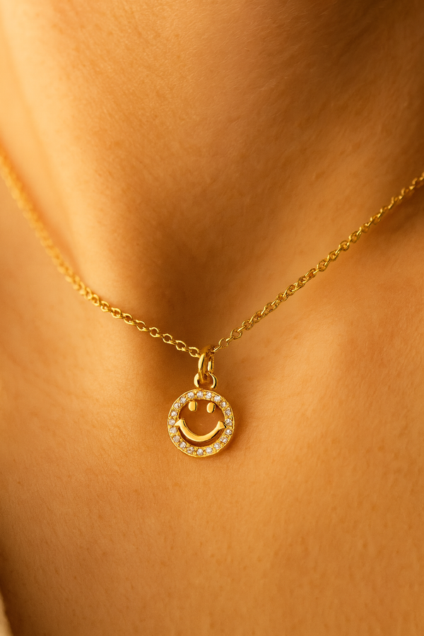 Charm Smiley Crystal