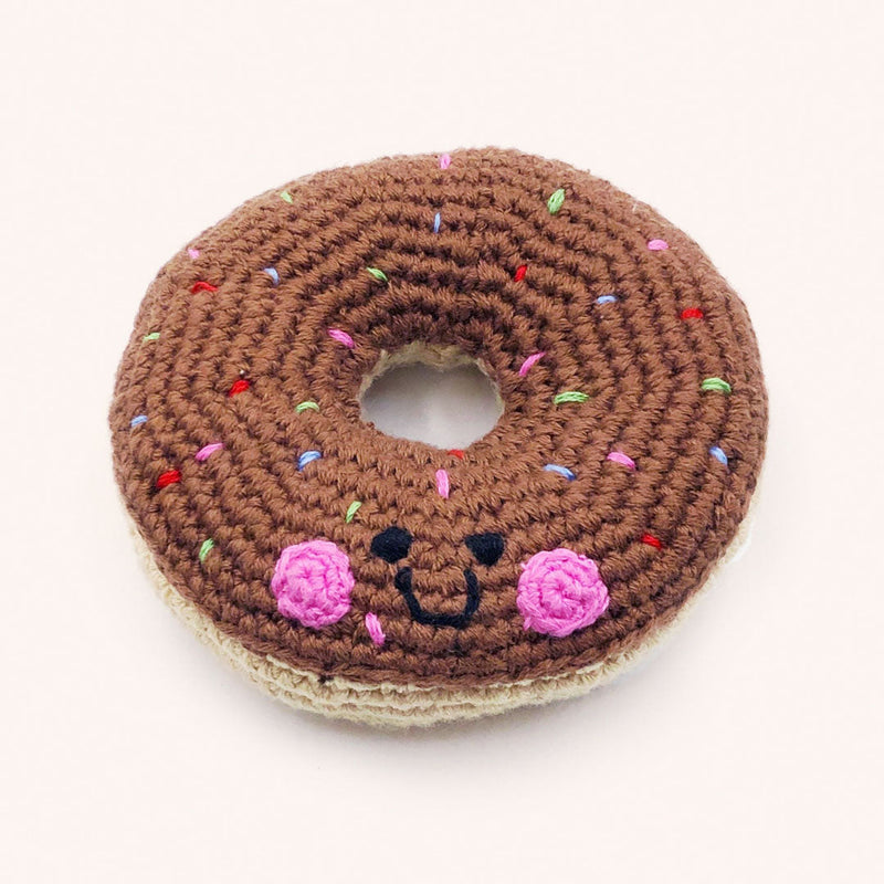 Pretend Play Food Rattle -  Plush Donut