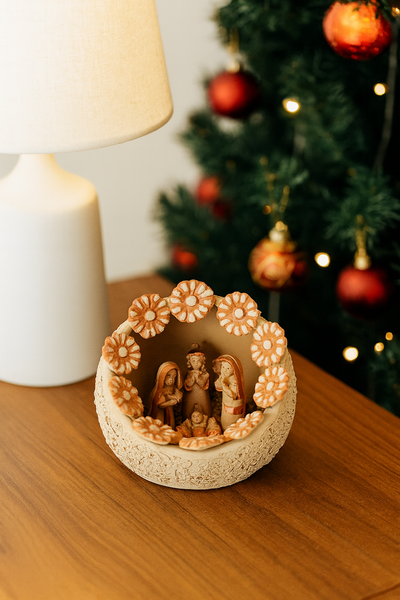 Christmas Egg Nativity Scene