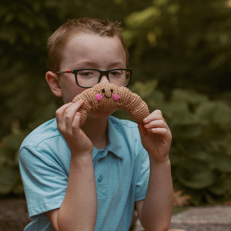 Pretend Play Food Rattle - Croissant