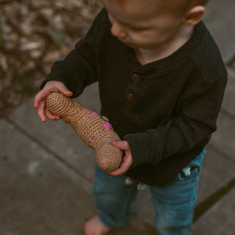 Pretend Play Food Rattle - Croissant