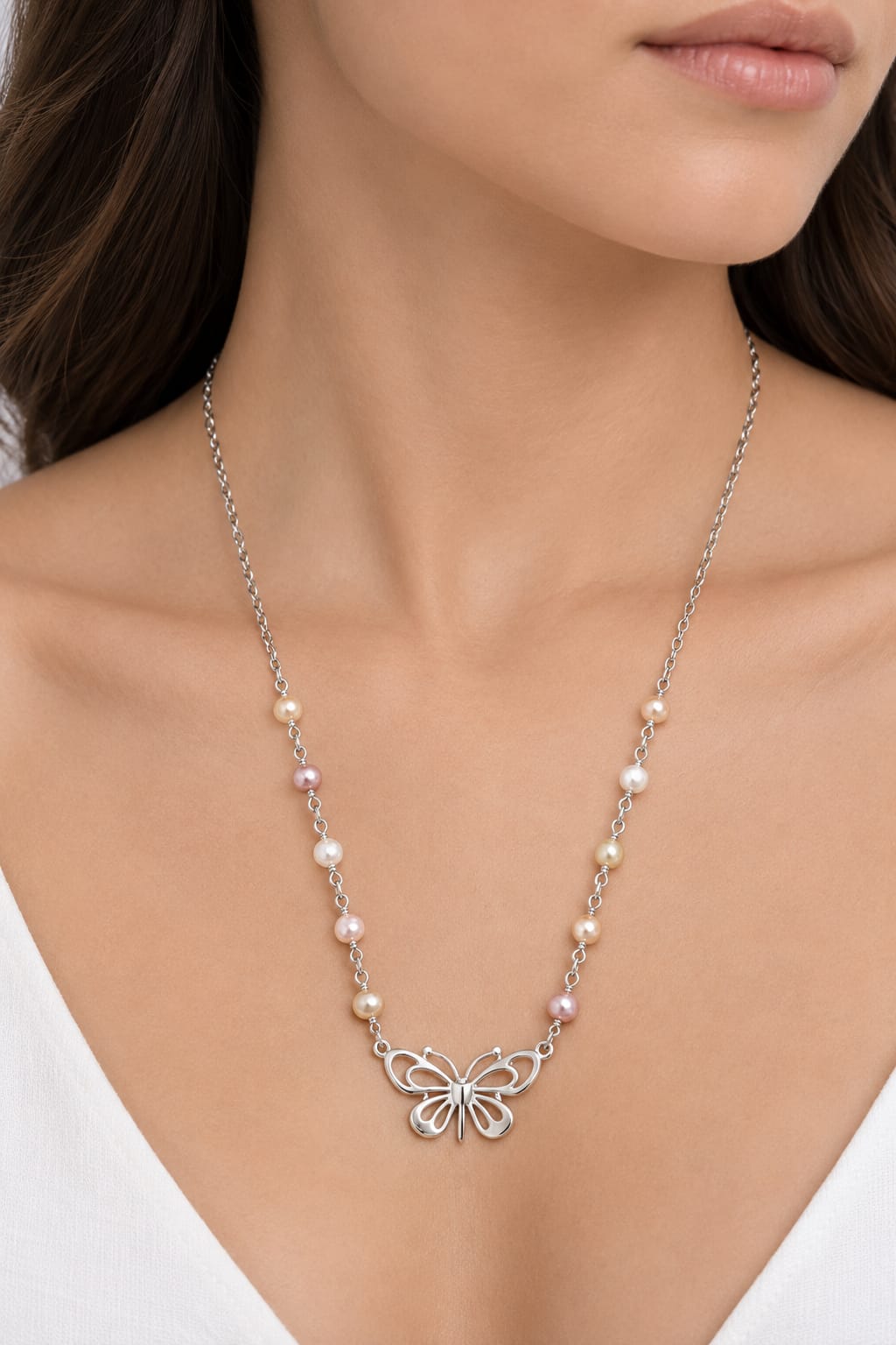 Freedom Pendant With Pearls