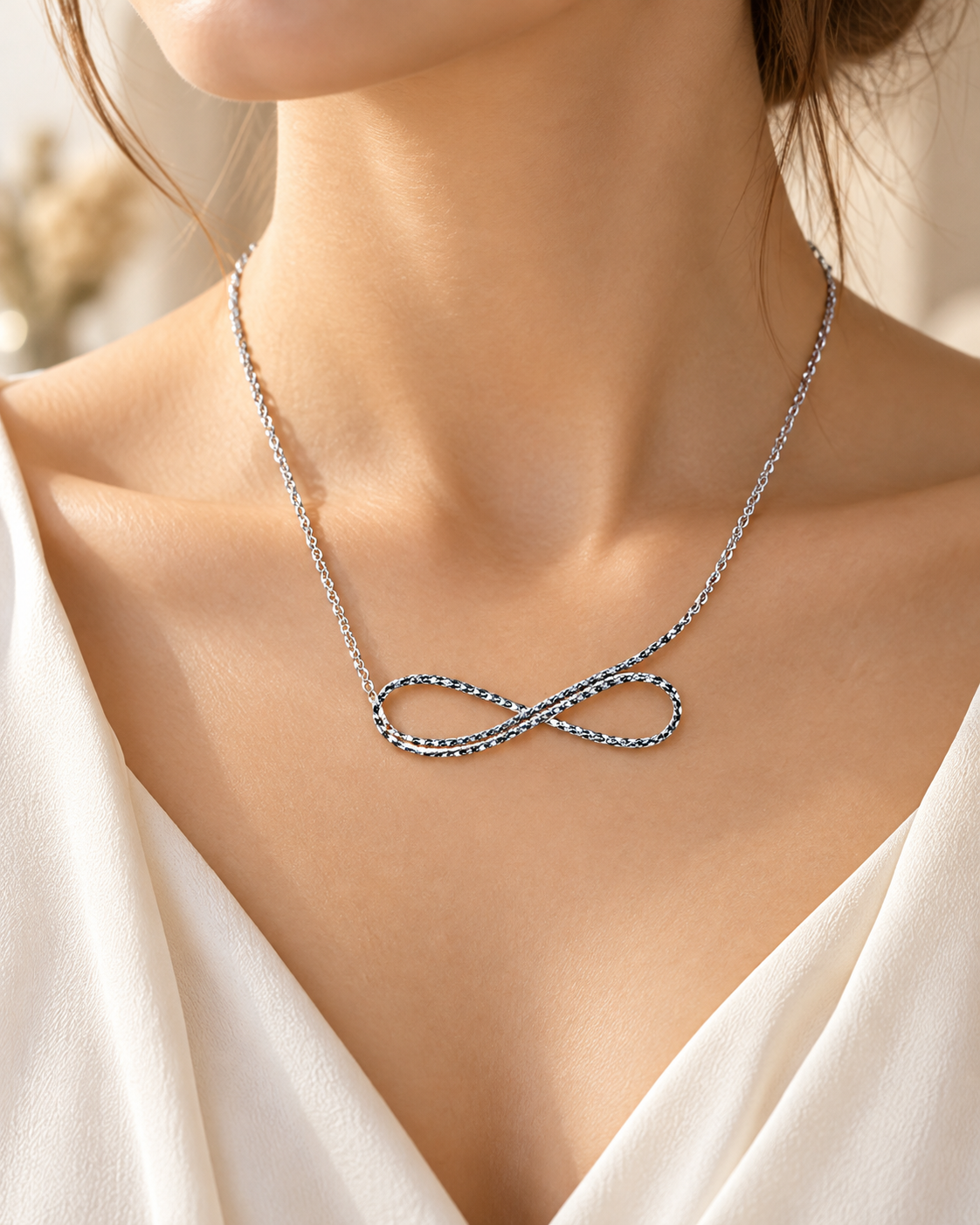Infinite Choker in Sterling Silver