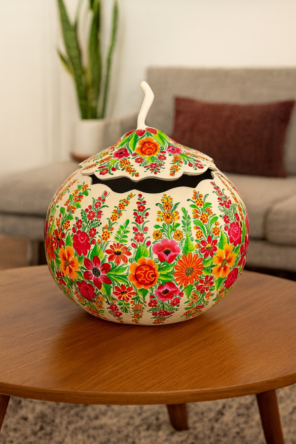 Floral Painted Huaje