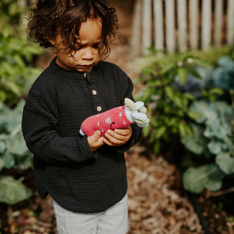 Friendly Radish Rattle