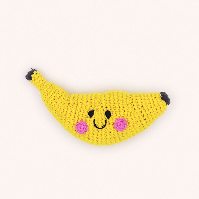 Pretend Play Food Rattle - Yellow Banana