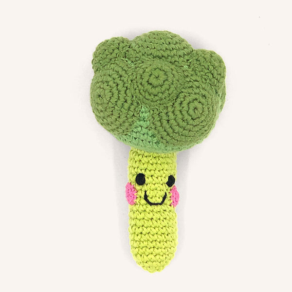 Pretend Play Food Rattle -  Broccoli