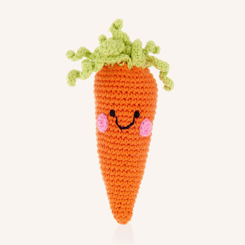 Pretend Play Food Rattle -  Carrot