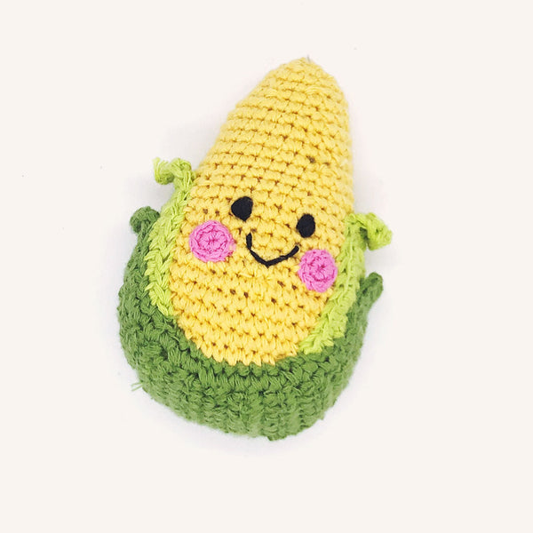 Friendly Sweetcorn Rattle