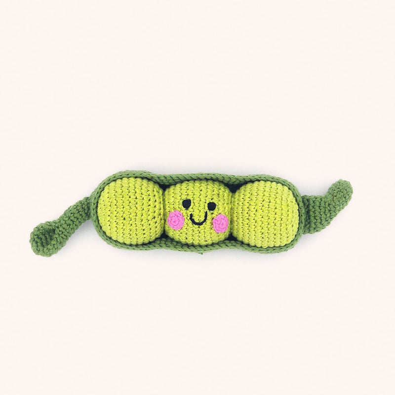 Friendly Peapod Rattle