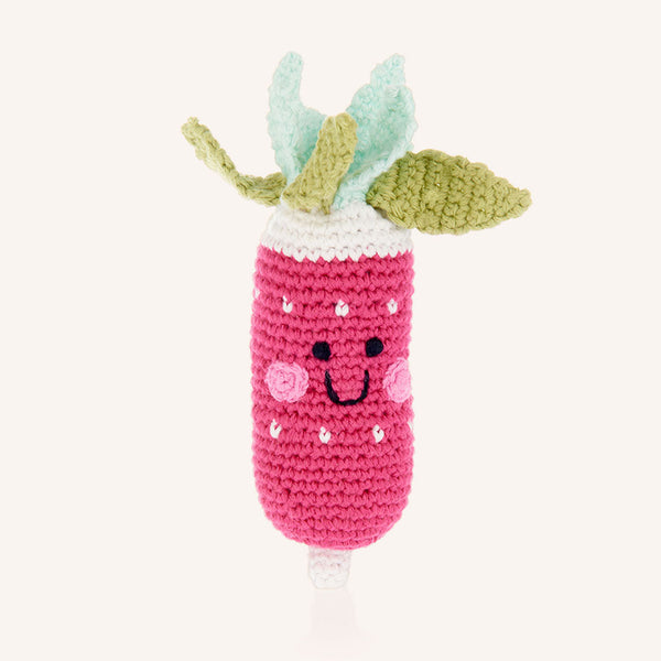 Friendly Radish Rattle