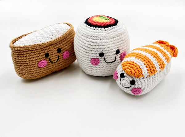 Friendly Sushi Rattle