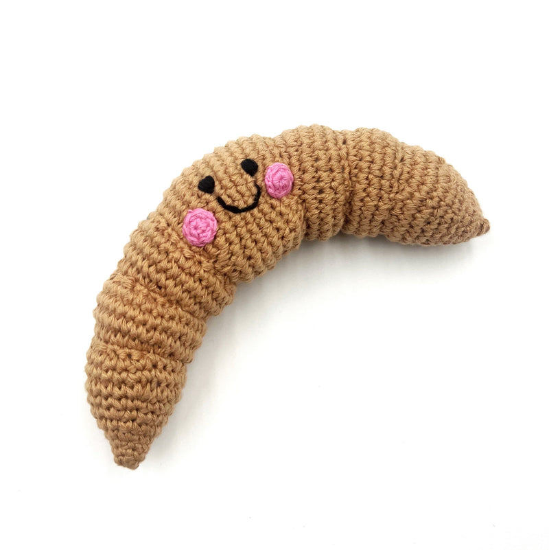 Pretend Play Food Rattle - Croissant