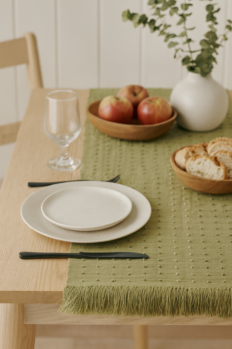 Green Table Runner