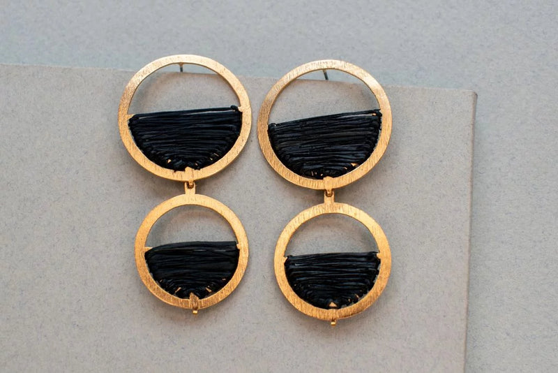 Guerri Earrings - Moon