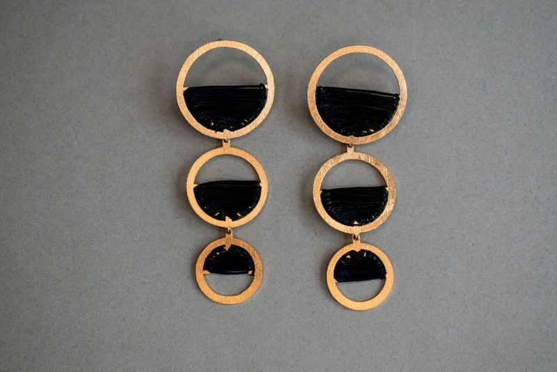 Guerri Earrings - Moon