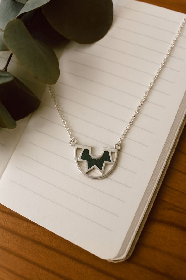 Half Circle Triangle Pendant