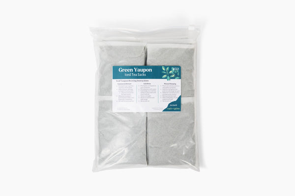 Iced Yaupon Tea Sacks- 24ct for Food Service & Bulk Buyers