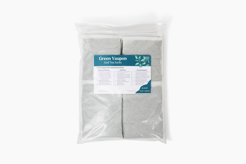 Iced Yaupon Tea Sacks- 24ct for Food Service & Bulk Buyers