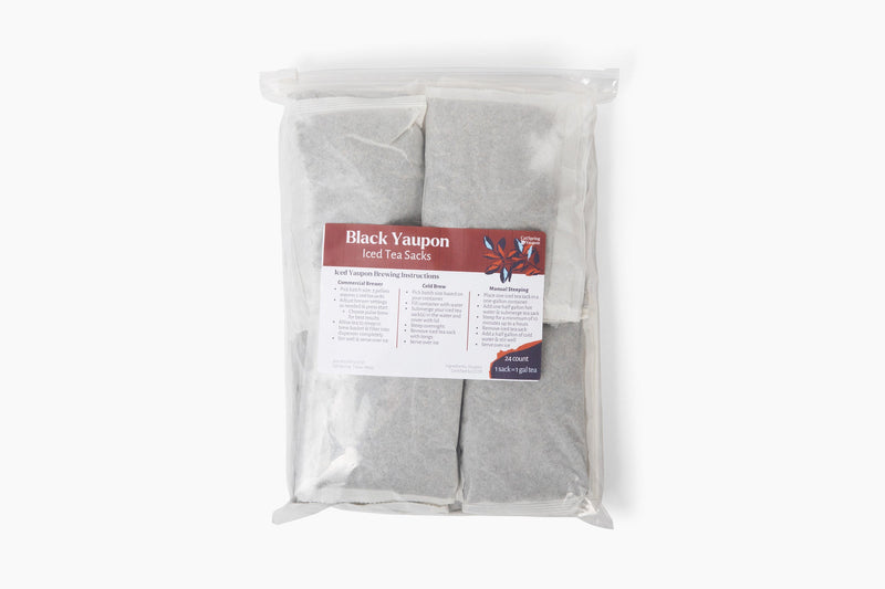 Iced Yaupon Tea Sacks- 24ct for Food Service & Bulk Buyers