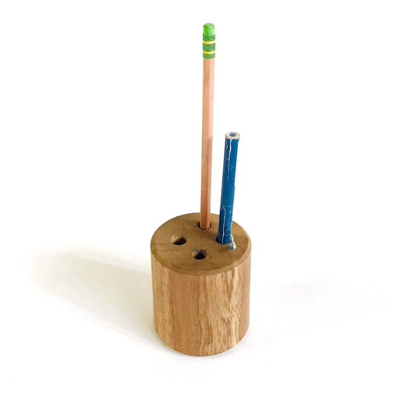 Solid Rosewood Desktop Pencil Holder – 4 Holes