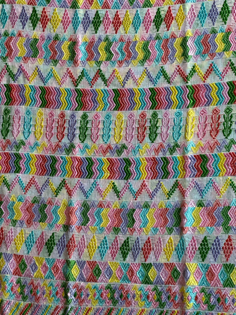 Pastel Colors Petet Handwoven Shawl