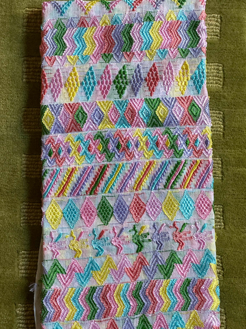 Pastel Colors Petet Handwoven Shawl