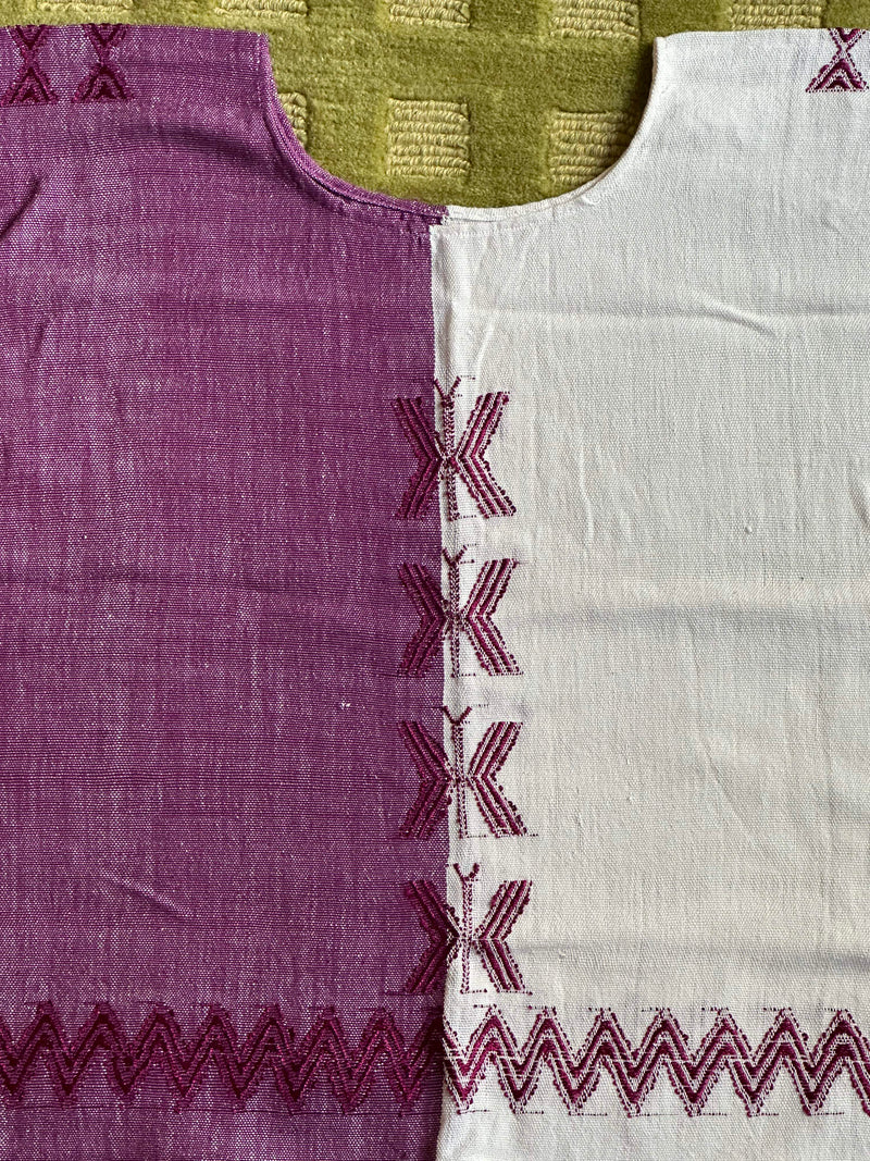 Burgundy Handwoven Blouse