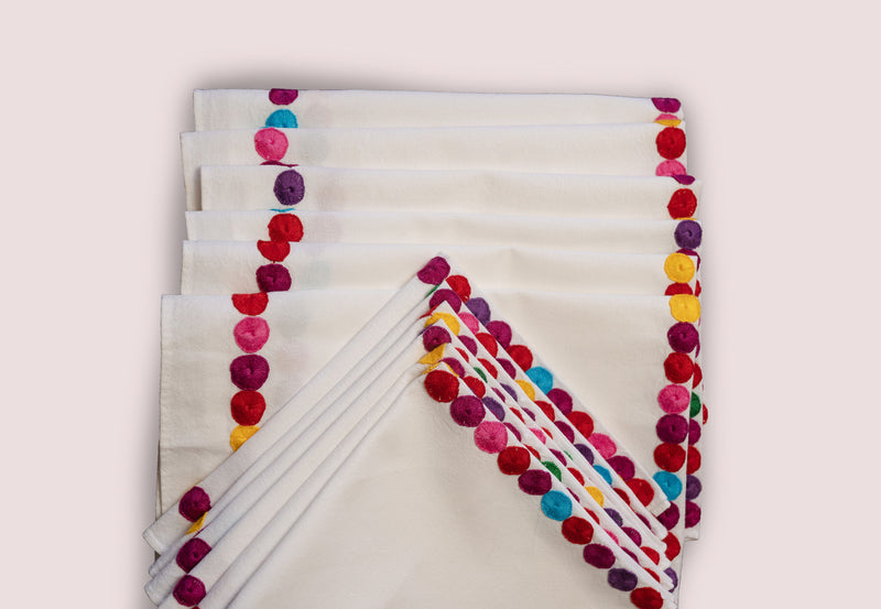 Cotton Tablecloths and Napkins Set