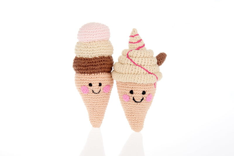 Pretend Play Food Rattle - Ice Cream Cone