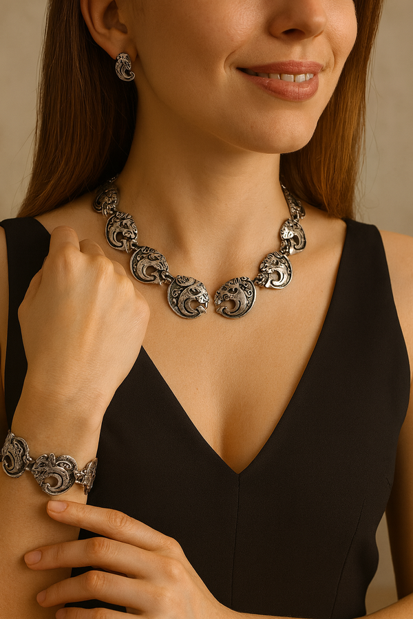 Jaguar Jewelry Set