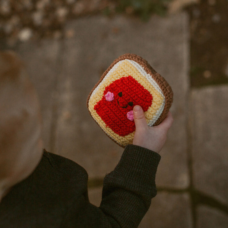 Pretend Play Food Rattle - Jammy Toast