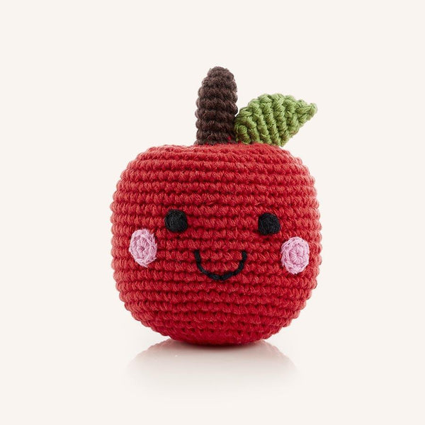 Pretend Play Food Rattle - Red Apple