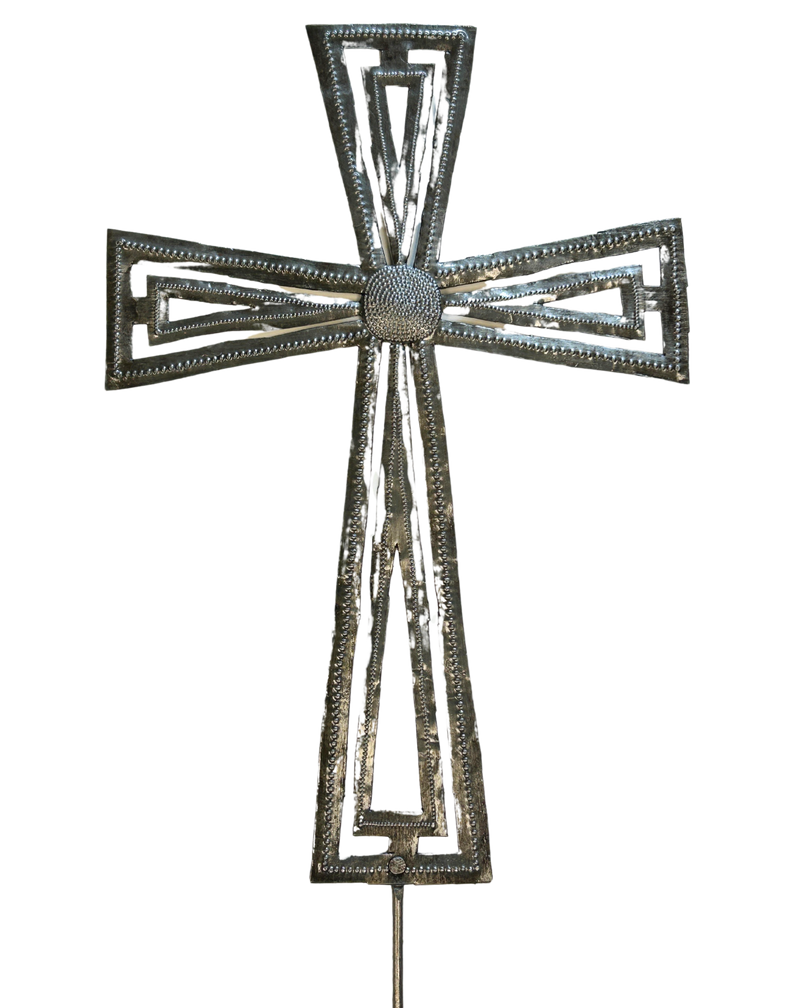 Decorative Cross Garden Stakes