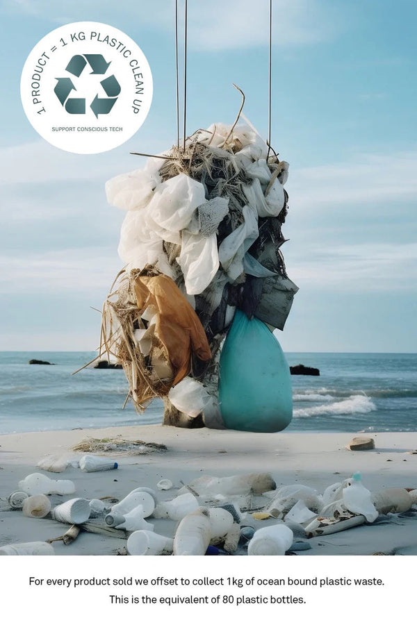 Super Pale USB A to Type C cable · 1.2 meter · Made of recycled plastics