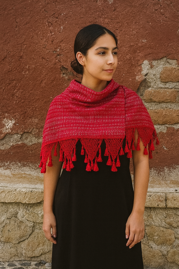 Mini Gaban Half-Neck Shawl