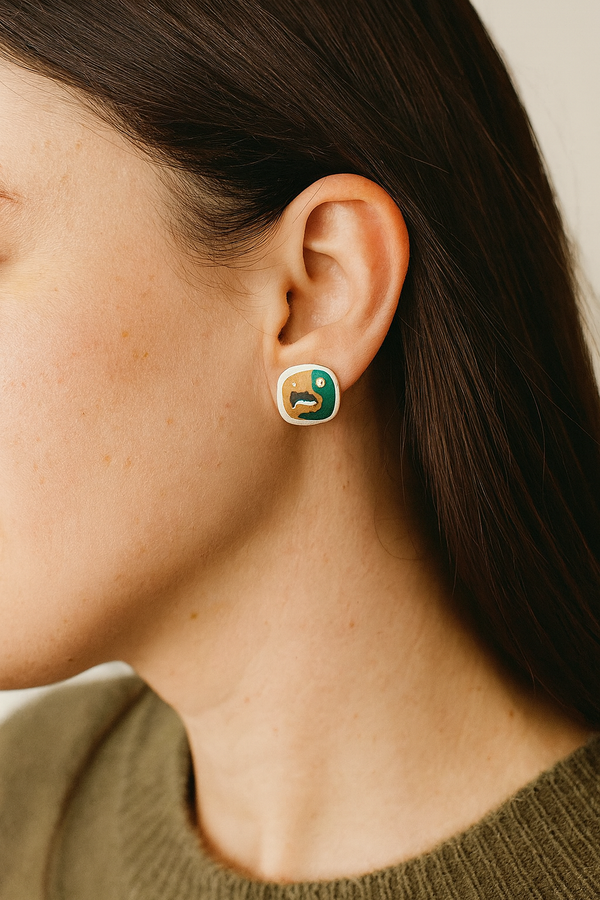 Mini Perico Tamayo Earrings