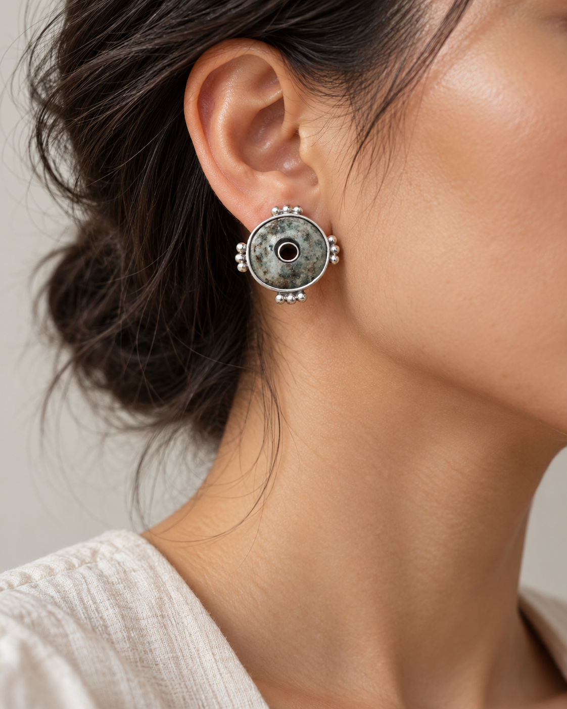 Chalchihuites Silver Earrings