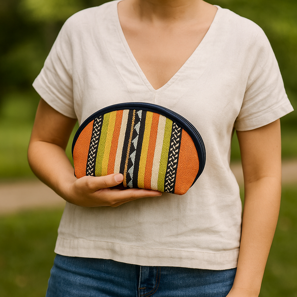Orange Canaflecha Cosmetic Bag