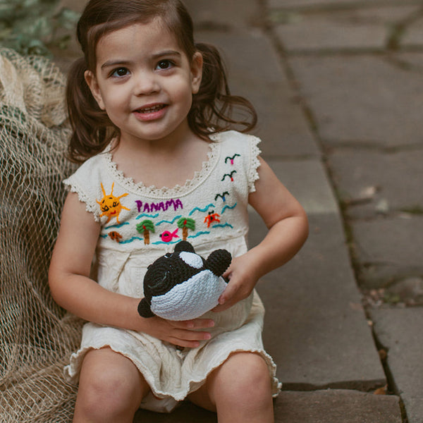 Beach Baby Toy - Orca Rattle