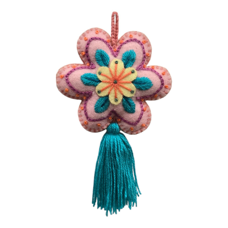 Embroidered Flower Sachet, Lavender