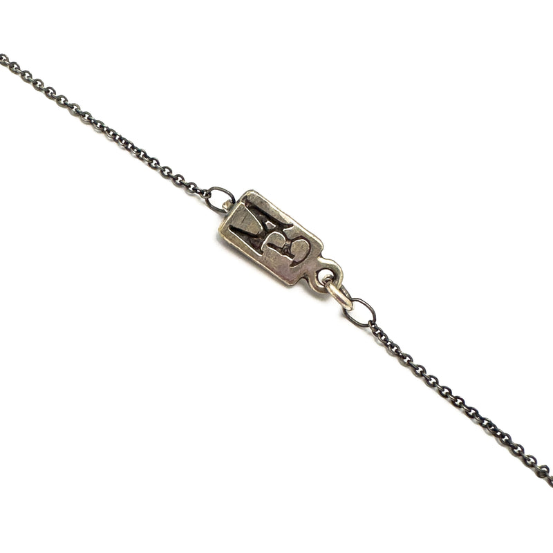 Blackened Sterling Silver Rebozo Pendant