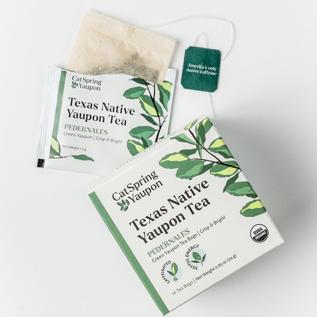 Pedernales Green Yaupon — Green Yaupon Tea — Loose Leaf