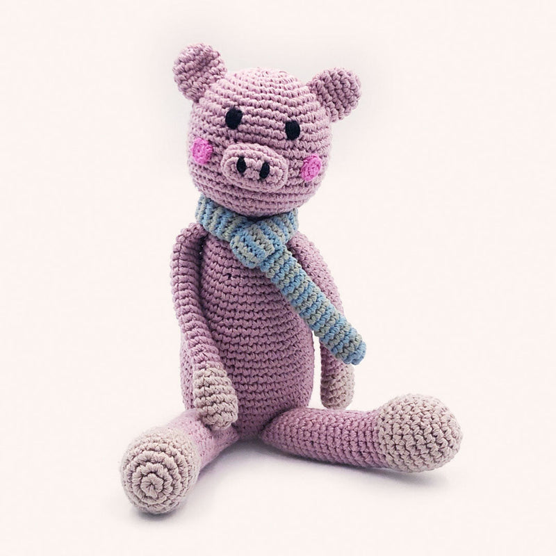 Farm Animal - Organic Pig Rattle